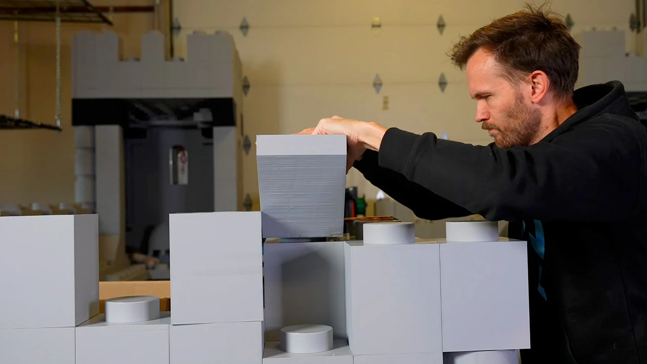 3D-Printed LEGO Castle