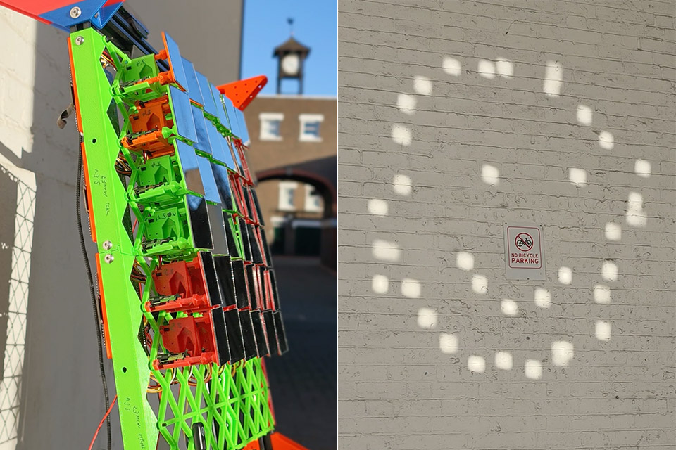 Living Mirror Project Drawing with Light